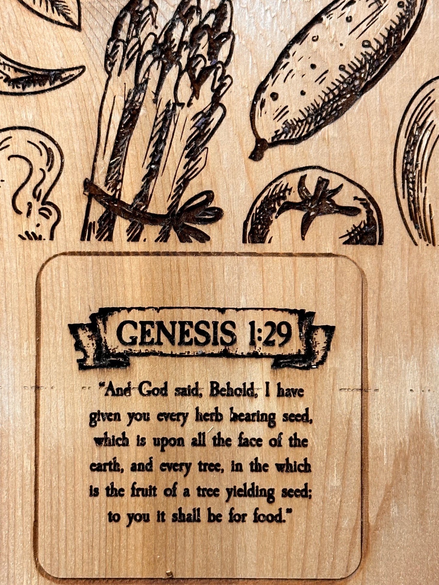 Engraved Cedar Grilling Plank