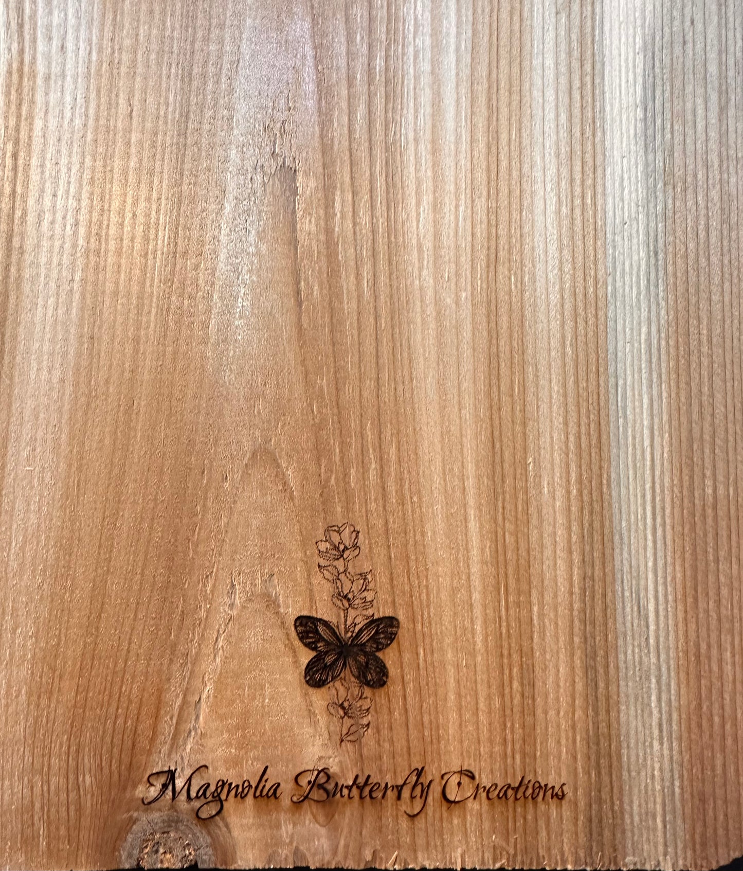 Engraved Cedar Grilling Plank