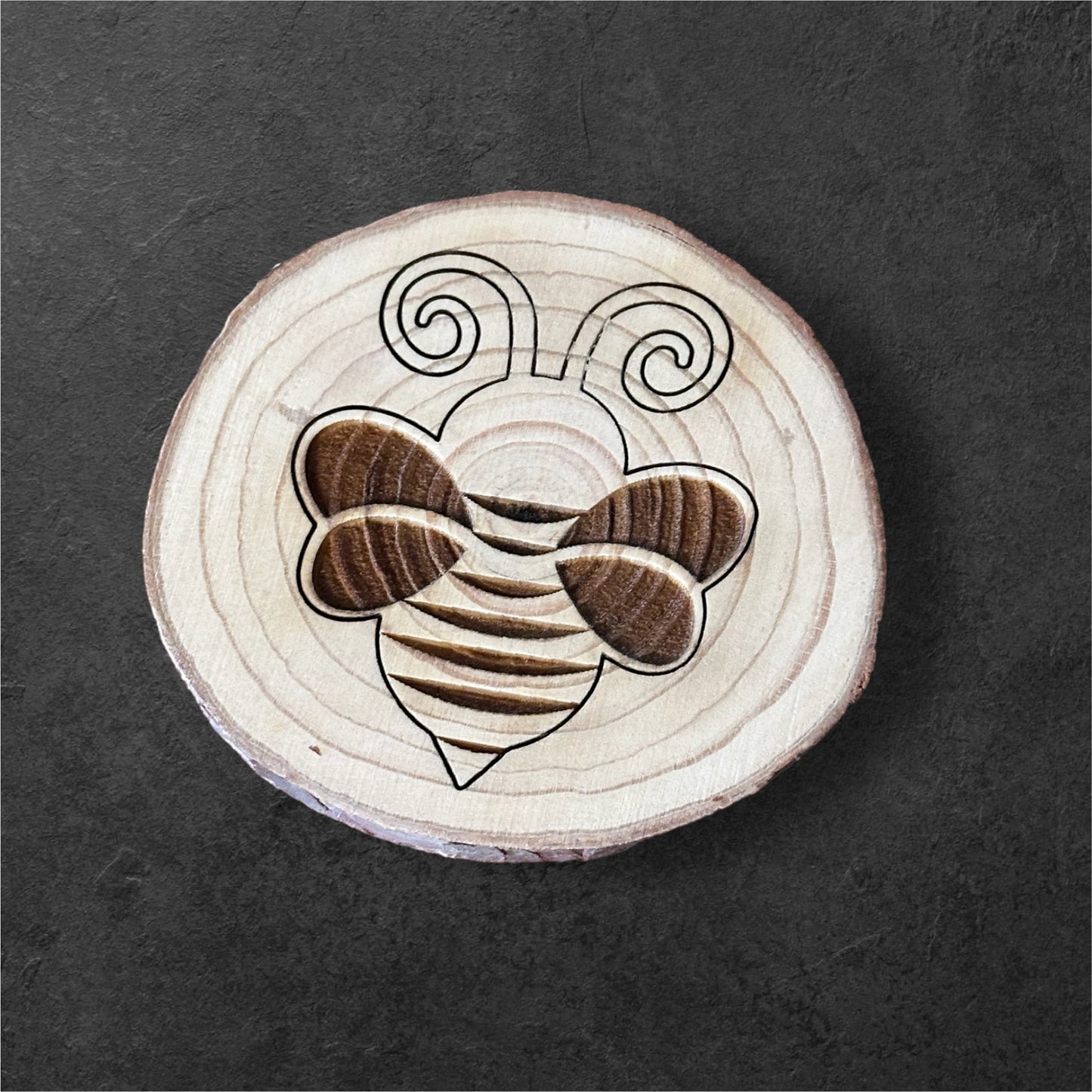 Laser Engraved wood coasters