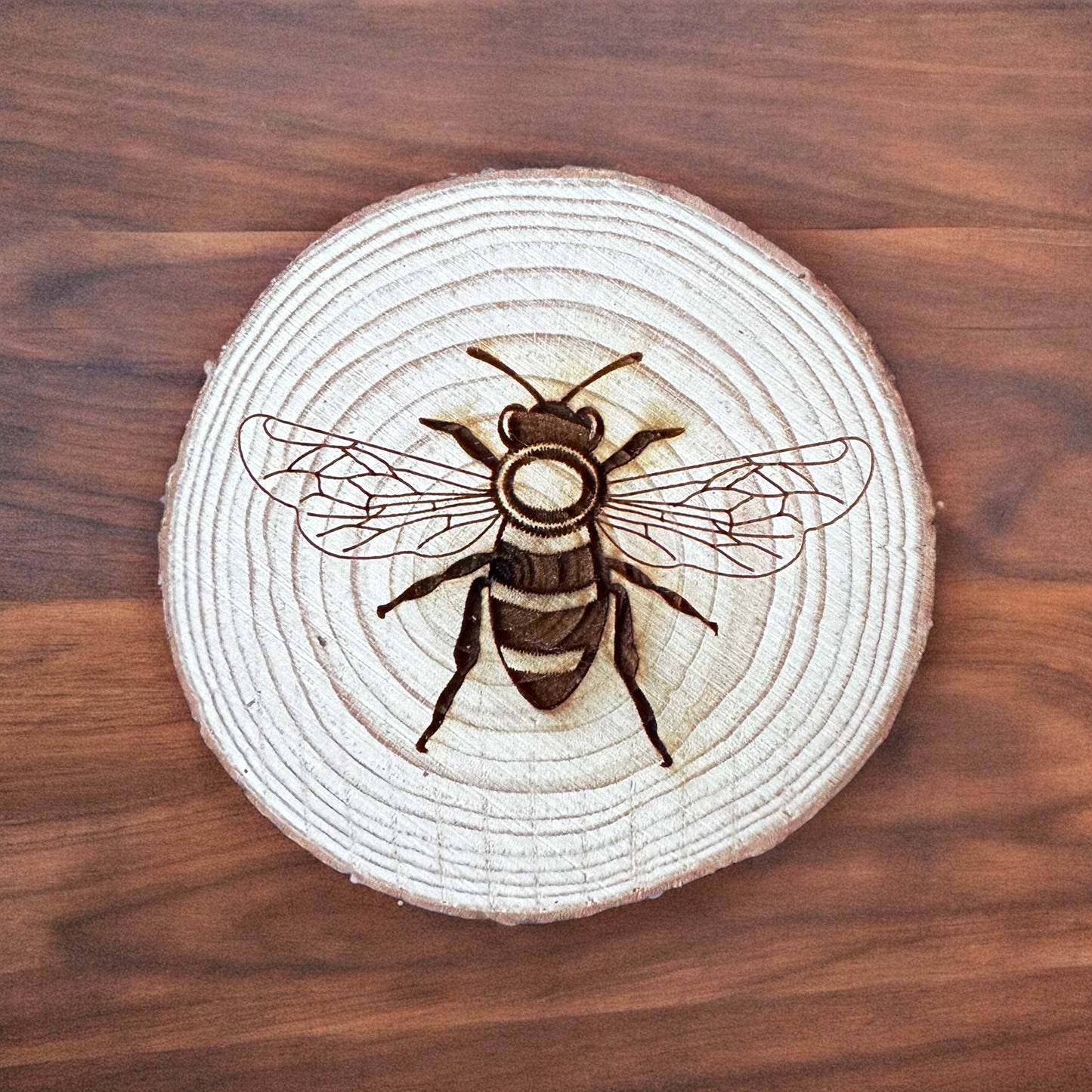 Laser Engraved wood coasters